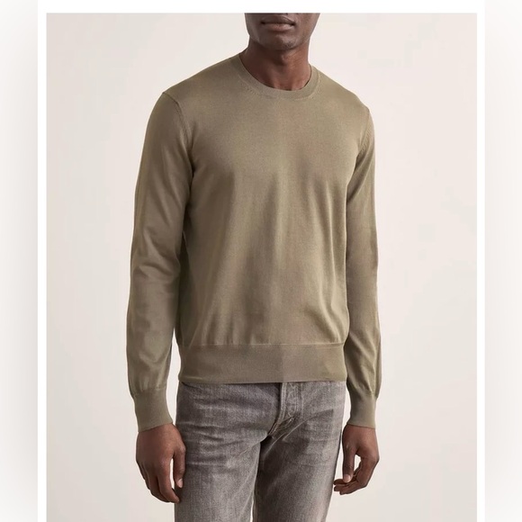 Tom Ford Other - Tom Ford Men's Beige Crewneck Sweater